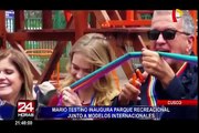Cusco: Mario Testino inauguró parque recreacional junto a modelos internacionales