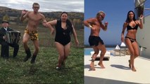 Un couple russe s'amuse à parodier la danse du millionnaire italien Gianluca Vacchi