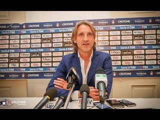 Meno due a #CrotoneNapoli, mister Nicola in conferenza