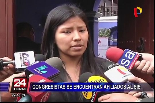 Congresistas afiliados al SIS salieron a dar sus descargos