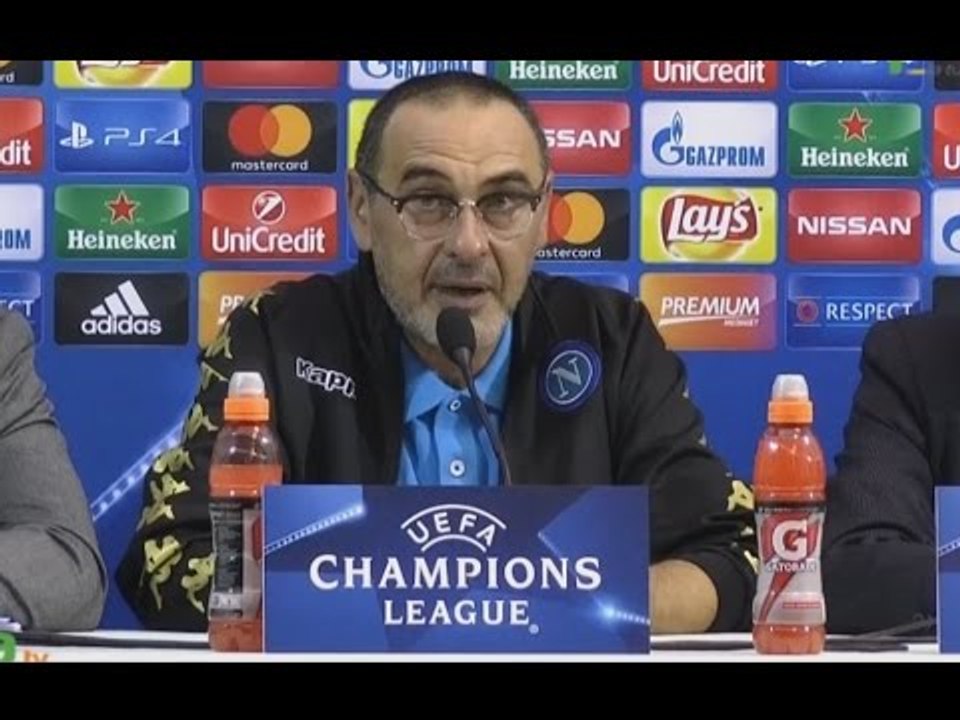 Champions, Napoli-Besiktas 2-3: Sarri analizza il ko degli azzurri (20.10.16)