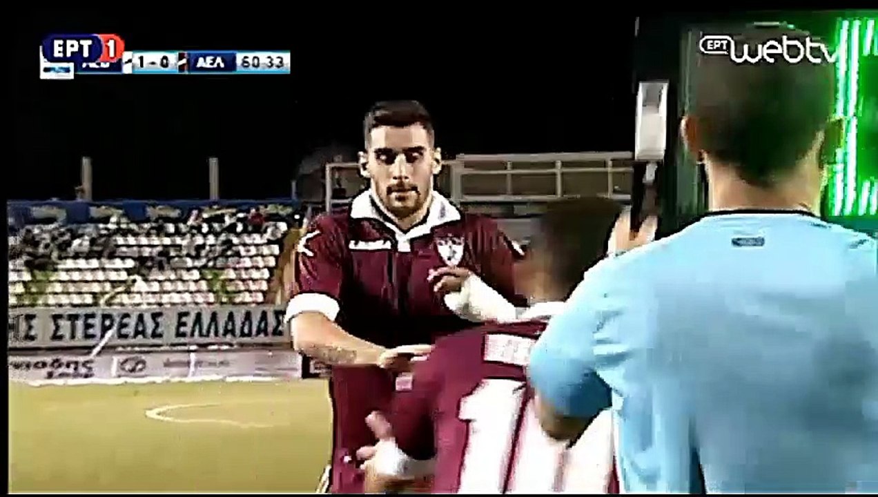 Λεβαδειακός-ΑΕΛ 1-1 2016-17 Το γκολ της ΑΕΛ (χωρίς περιγραφή)