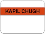 To Know About Kapil Chugh