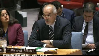 UNSC 19/10/2016 Syrie sur la colonisation du Golan par Israël et son aide aux terroristes