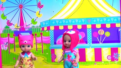 Playground Baby Doll funny accidents - Slide fall comic compilation