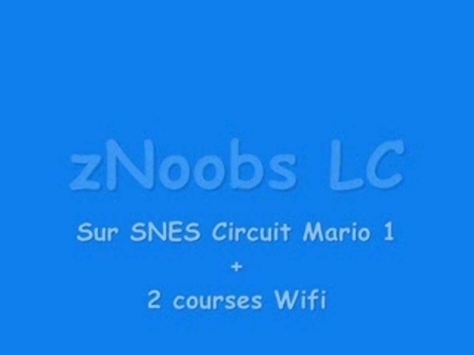 SNES Circuit Mario 1: 40:877 + 2 Courses Wifi
