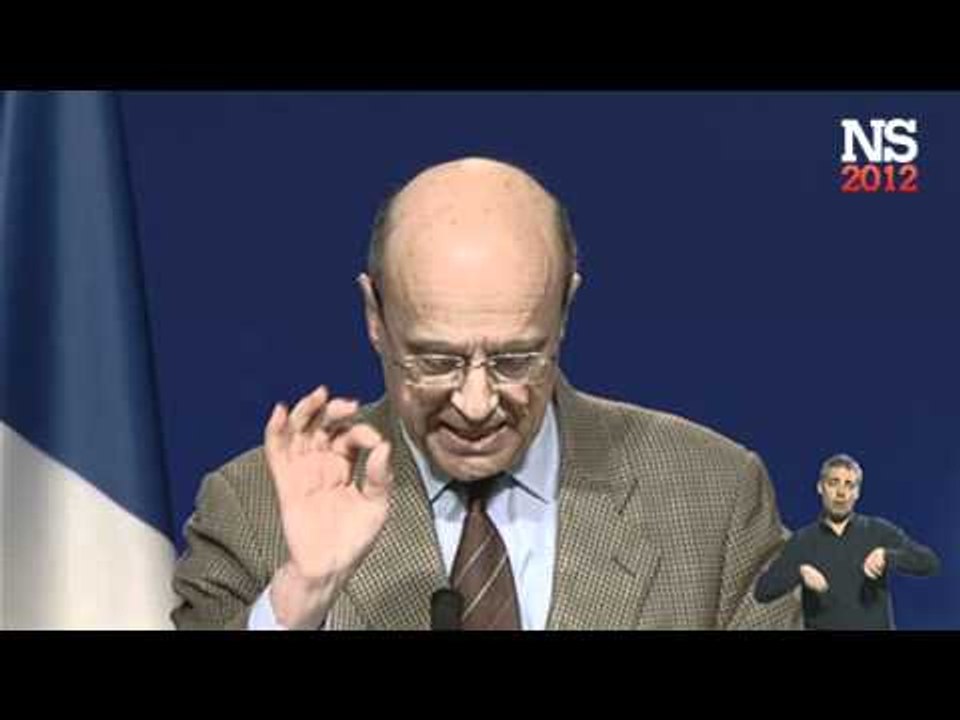 Discours d'Alain Juppé à Bordeaux