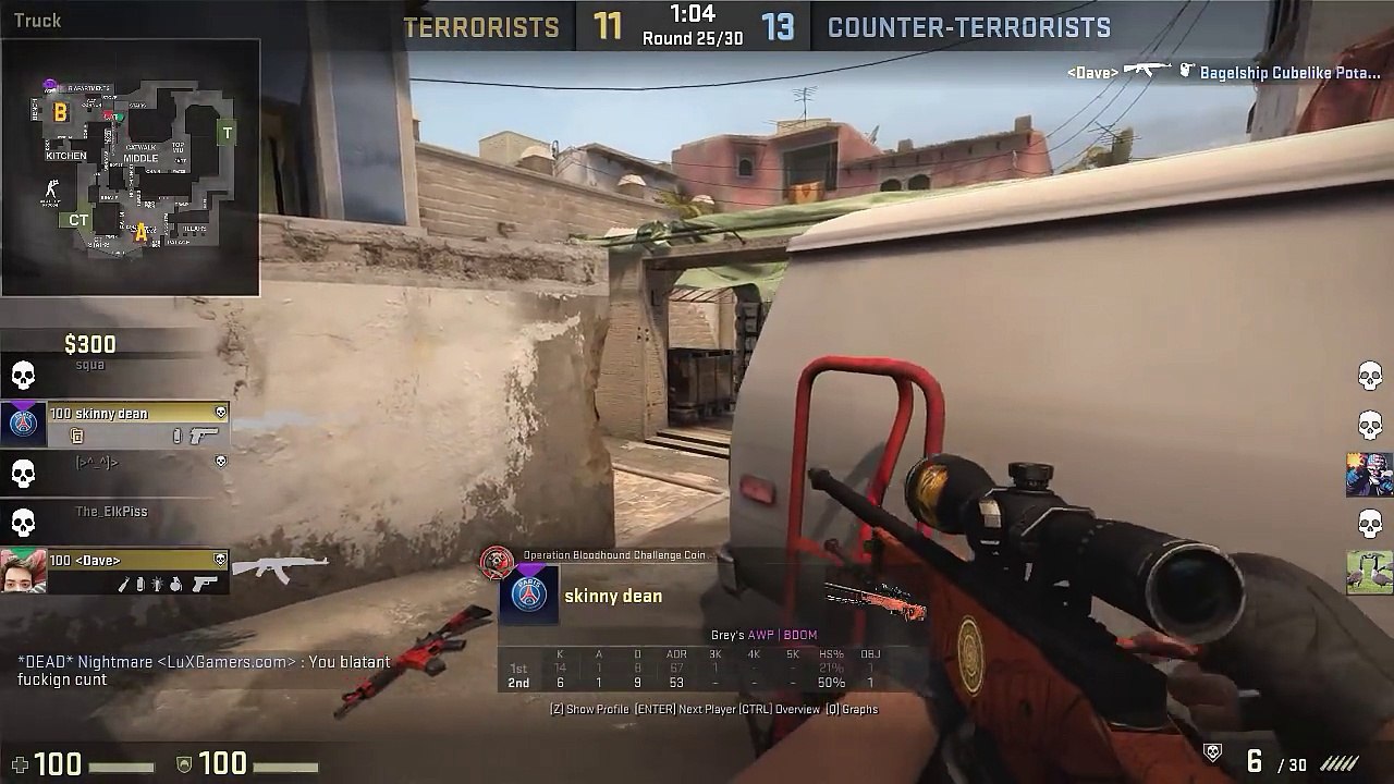 CS GO - Freestyle RAP in Competitive!