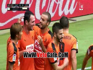 الهدف الثالث ايبار فى اسبانيول