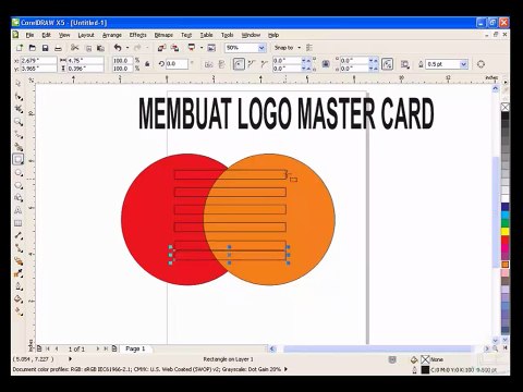 06 Belajar Lengkap Corel Draw - Membuat Logo Master Card