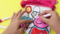 Peppa Pig hand painted kids bag by Unboxingsurpriseegg