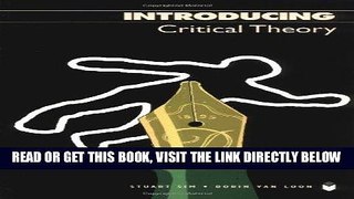 [EBOOK] DOWNLOAD Introducing Critical Theory PDF