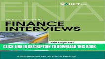[PDF] Vault.com Guide to Finance Interviews, 3rd Edition Popular Online