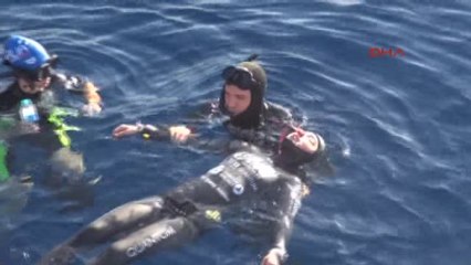 Antalya - Şahika Ercümen'den 110 Metre Dalışla Yeni Dünya Rekoru