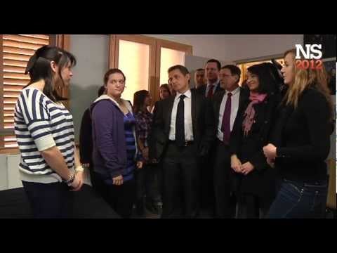 Coulisses : Nicolas Sarkozy échange avec les élèves de l'Internat d'Excellence de Montpellier.