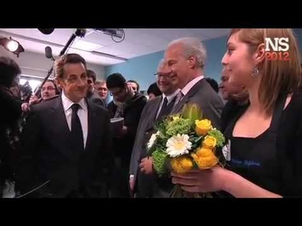 Souvenir de jeunesse pour N. Sarkozy parmi les apprentis fleuristes au CFA du Virolois de Tourcoing