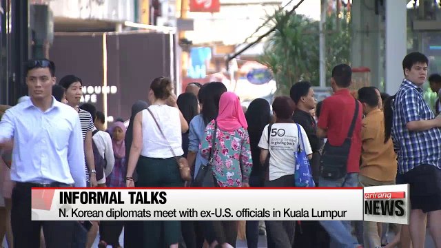 N. Korean diplomats hold talks with ex-U.S. officials in Kuala Lumpur