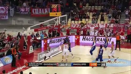 Turkish Airlines EuroLeague Round 2 MVP Vassilis Spanoulis, Olympiacos Piraeus