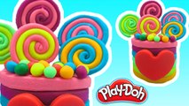 Play Doh Circle Cake - Kinder surprise eggs lego peppa pig toys funny videos for kids