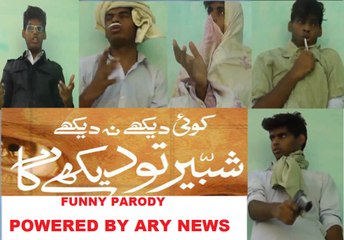 koi dekhay na dekhay shabir to dekhay ga FUNNY parody