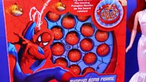 Spiderman Lets Go Fishin Family Fun Night Kids Game Spidey vs DisneyCarToys Board Game Challenge
