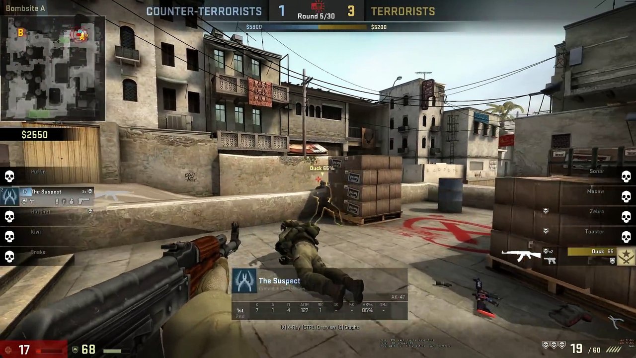 CS GO BROKEN AIMBOT HACKER (OVERWATCH FUNNY MOMENTS)