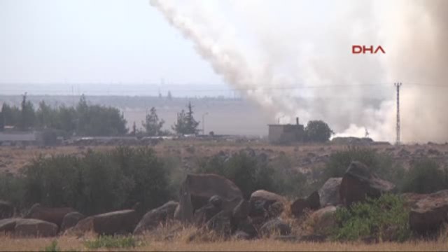Kilis Suriye'deki Işid Hedefleri Vuruluyor