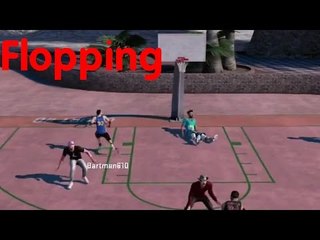 Noob Keep Flopping NBA 2K16 My Park