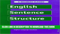 Read Now English Sentence Structure (Intensive Course in English) Download Online