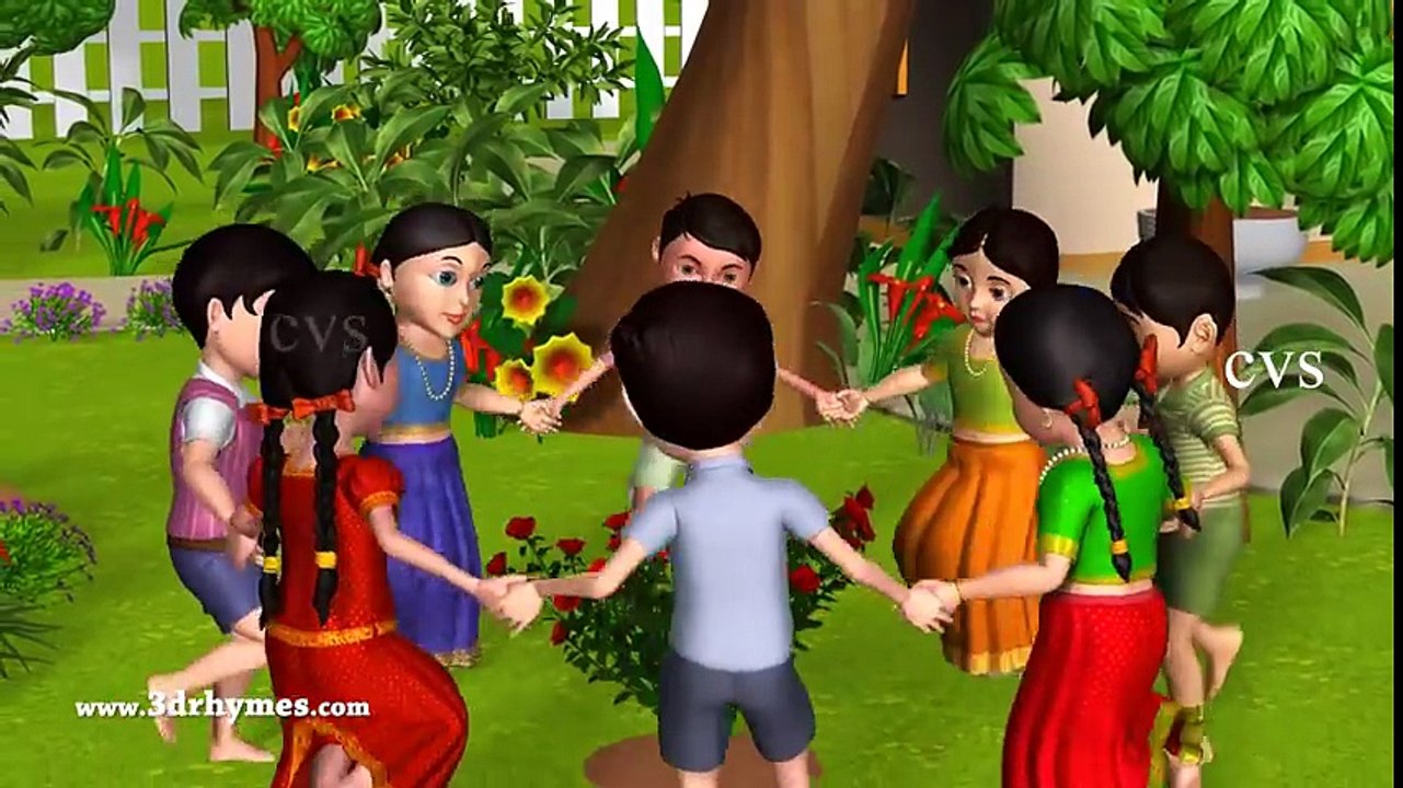 Ringa Ringa Roses   Ring Around the Rosie -3D Kid s Songs & Nursery Rhymes for children