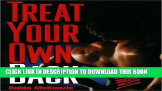 Ebook Treat Your Own Back Free Read