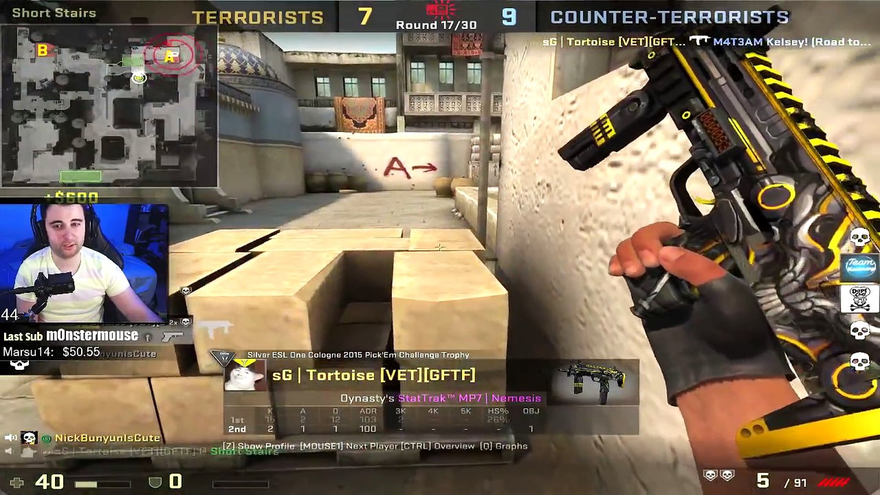 CS GO Funny Moments and Clutches #91 CSGO