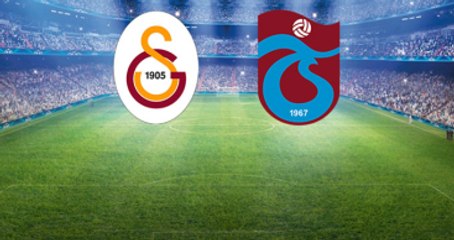Galatasaray-Trabzonspor Karşılaşmasının İlk 11'leri Belli Oldu