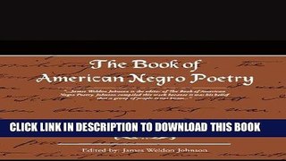 Read Now The Book of American Negro Poetry PDF Online