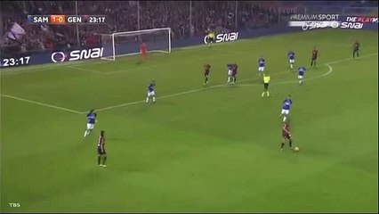 Luca Rigoni Goal HD 1-1 Sampdoria vs Genoa 22.10.2016