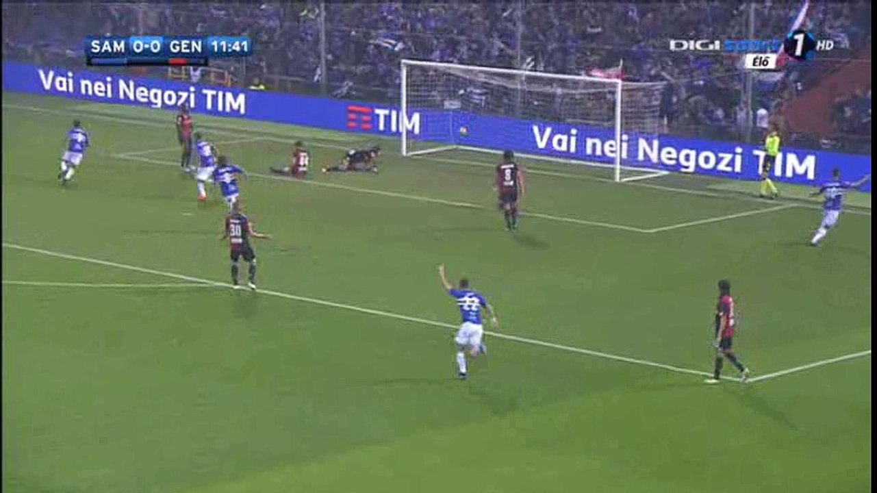 Luis Muriel Goal HD - Sampdoria 1-0 Genoa - 22-10-2016