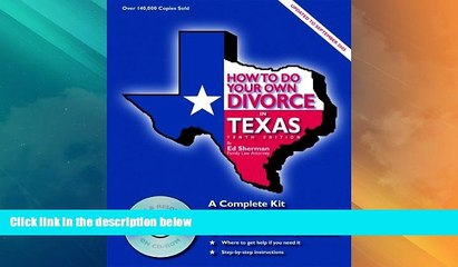 Big Deals  How to Do Your Own Divorce in Texas: A Complete Kit  Best Seller Books Most Wanted