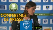 Conférence de presse Chamois Niortais - Clermont Foot (2-1) : Denis RENAUD (CNFC) - Corinne DIACRE (CF63) - 2016/2017