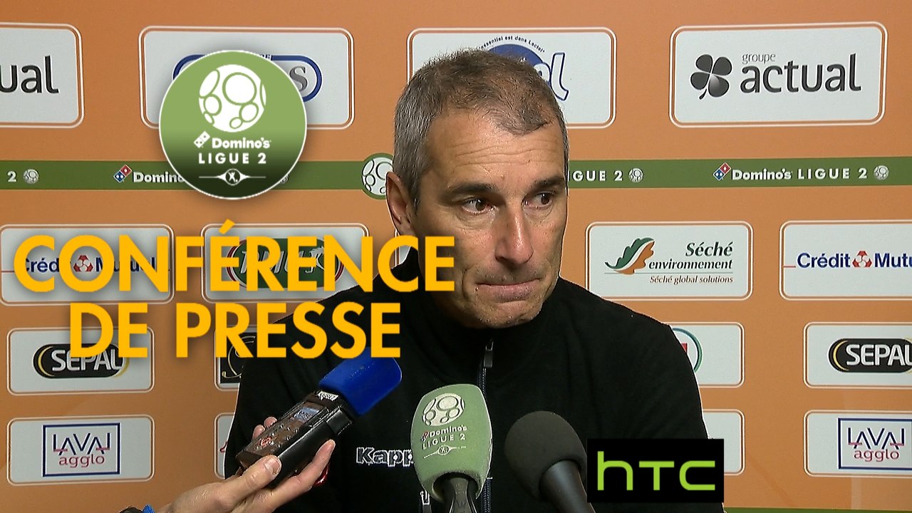 Conférence de presse Stade Lavallois - Stade Brestois 29 (0-1) : Denis ZANKO (LAVAL) - Jean-Marc FURLAN (BREST) - 2016/2017