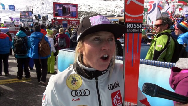 Sölden 2016 - Interview de Tessa Worley après sa 6ème place en Géant - VIDEO FFS/EUROSPORT