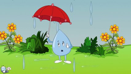 The Water Cycle- How rain is formed-Lesson for kids !