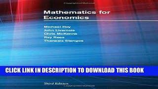 [Free Read] Mathematics for Economics Free Online