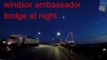 Trucker Rudi 10/22/15 windsor ambassador bridge at night