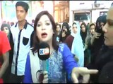 K21 News Anchor Saima Kanwal slapped by Karachi NADRA office guard