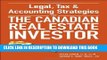 [Free Read] Legal, Tax and Accounting Strategies for the Canadian Real Estate Investor Full Online