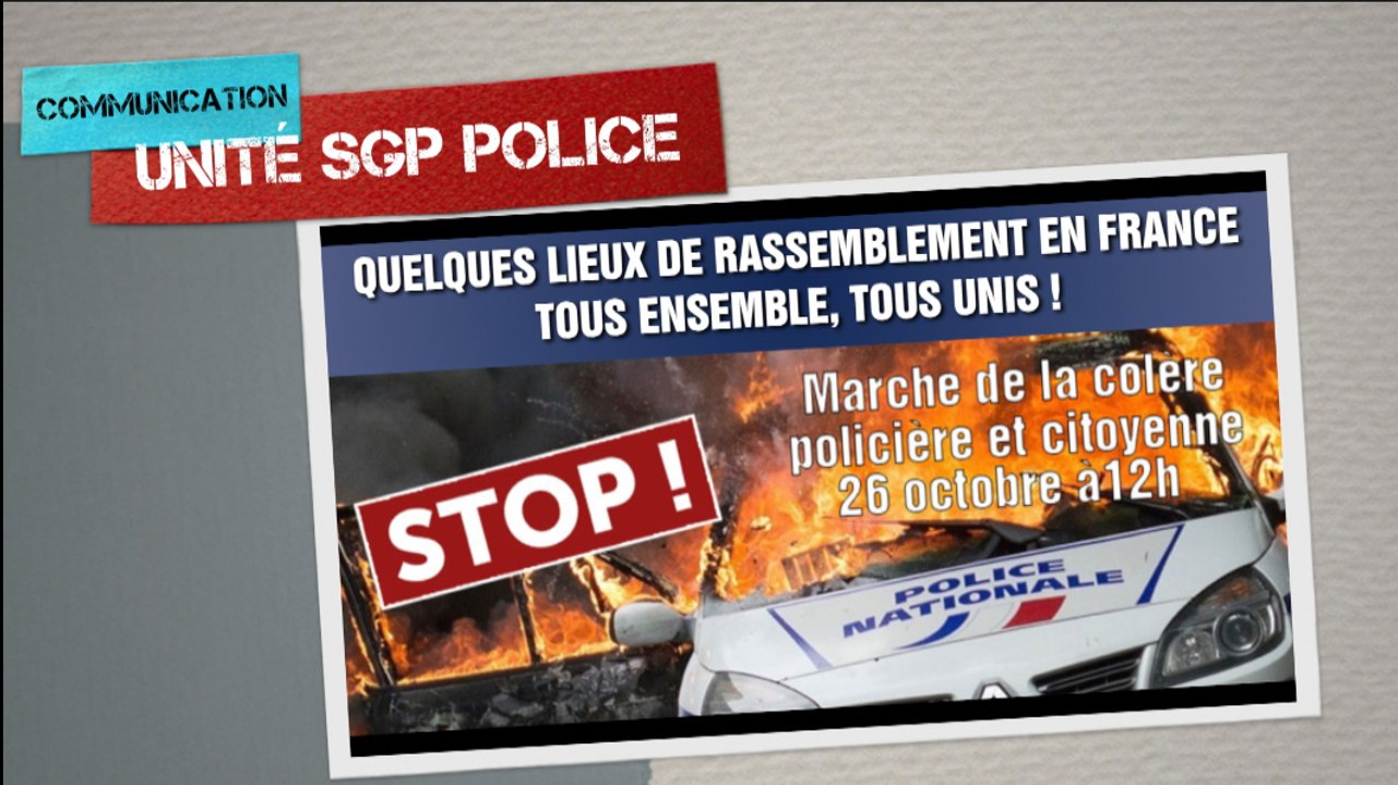 MARCHE DE LA COLÈRE - QUELQUES LIEUX DE RASSEMBLEMENT