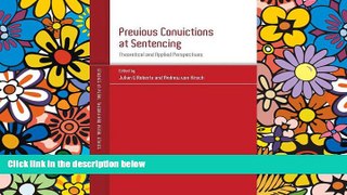 Must Have  Previous Convictions at Sentencing: Theoretical and Applied Perspectives (Studies in