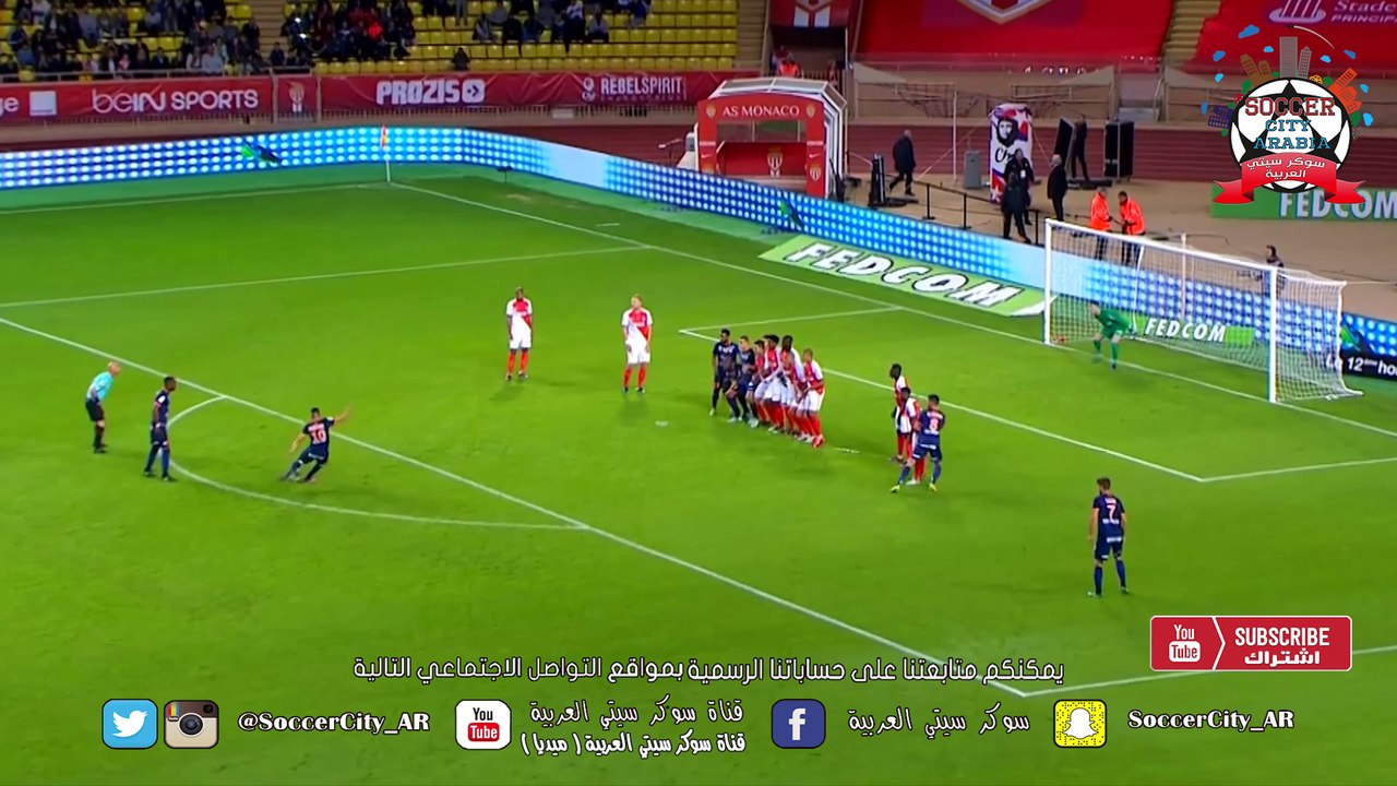 ملخص موناكو 6  - 2 مونبلييه ( الدوري الفرنسي )  تعليق عربي  | الجولة 9 | 21-10-2016 |Full HD