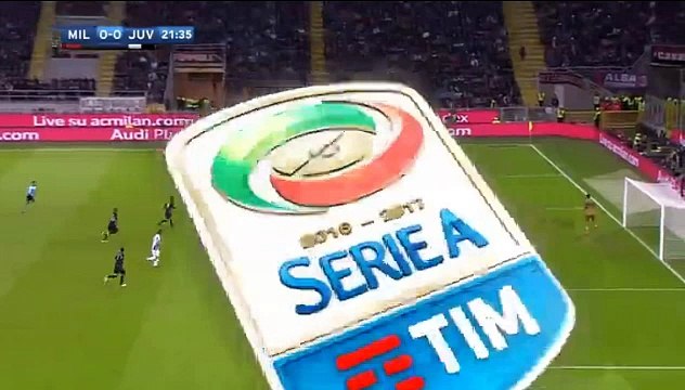 Paulo Dybala fantastic chance AC Milan vs Juventus 22.10.2016