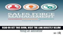 [EBOOK] DOWNLOAD Sales Force Management: Leadership, Innovation, Technology READ NOW